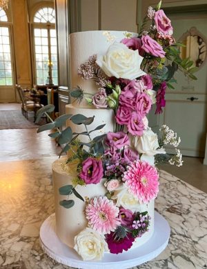 wedding cake, birthday cake, celebration cake, gâteau d'anniversaire, gâteau de mariage, floral cake